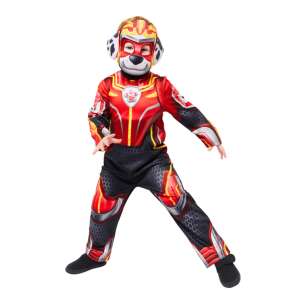 KidMania® Psi Patrol Marshall kostium świecący w ciemności dla chłopców, czerwony i czarny, kombinezon z maską - Disney Kostium dla dzieci