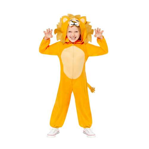 Onesie KidMania® oroszlán jelmez 8-10 éves gyerekeknek 134 cm