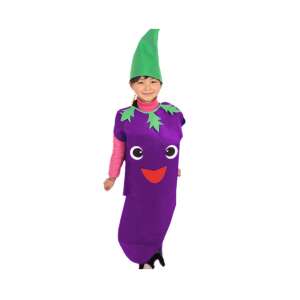 KidMania® eggplant costume for kids, purple, universal size 3 years + universal - KidMania Costume for Kid