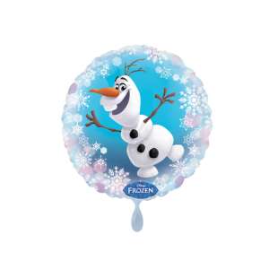 Balon Olaf Frozen, 45 cm, dwustronny, balon foliowy - Bułka w powietrzu