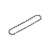 Chainsaw replacement chain, 16 inch, 3/8 pitch, 57 drive links