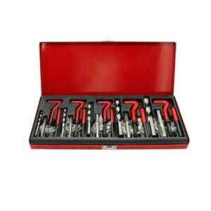 Set de reparare a filetului Flinke cu 138 de piese, include burghie, filete și inserții de filet - Dispozitive de reparat filete