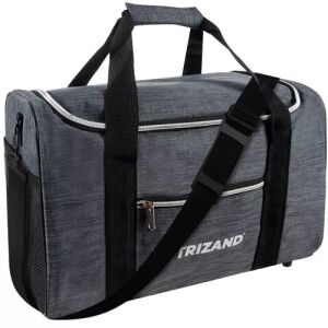 Trizand 40x20x25cm carry-on travel bag with shoulder strap. - Trizand