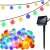 Solar garden light string, 7 m, 50 bulbs, multicoloured light 138412747