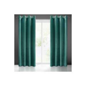 Melanie bársony sötétítő függöny Sötét türkiz 140x250 cm 85750666 - Függöny