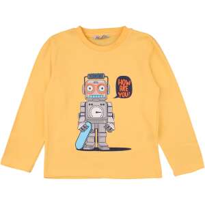 ALG Robotos sárga kisfiú felső 95318341 Gyerek hosszú ujjú póló