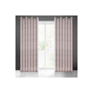 Mabel rózsaszín bársony sötétítő függöny, 140x250 cm, dim out, gyűrűs, nappaliba, hálószobába, konyhába - Függöny