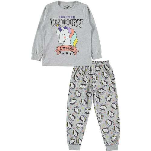 Civil Unikornis szürke kislány pizsama