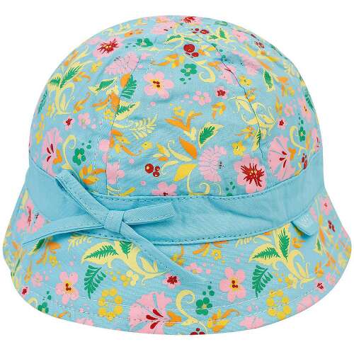 Kitti Pinkvirágos kék kislány kalap