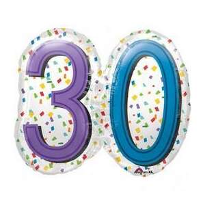 Születésnapi Fólia Lufi - 30 - 63cm