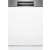 Bosch SMI4HTS00E dishwasher, white and stainless steel, front view