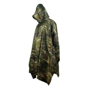 Camouflage waterproof poncho, rain jacket, hunting, camping, hiking - Raincoat