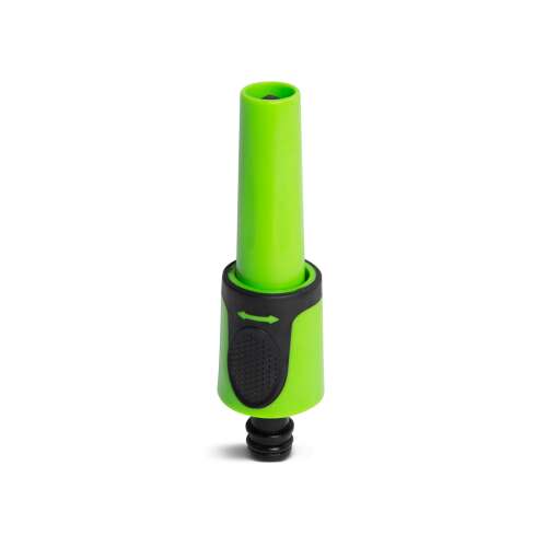 Adjustable watering nozzle, green, black, garden hose nozzle, water spray nozzle