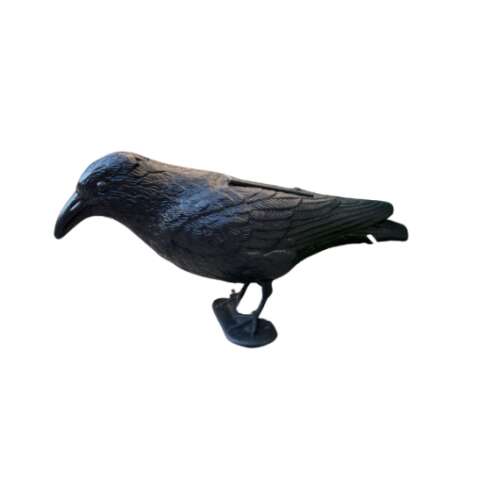 Solar powered crow bird scarer with sound, 13x11x38 cm, S060