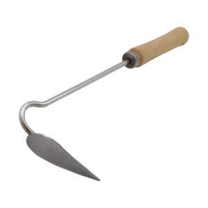 Nature stainless steel hand hoe with wooden handle, 30x11,5cm - Hand Garden Tool