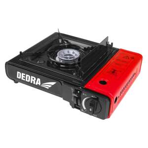 Dedra 31A002 Hordozható gáz főzőlap, 33,9 cm, 1 főzőzóna, Fekete