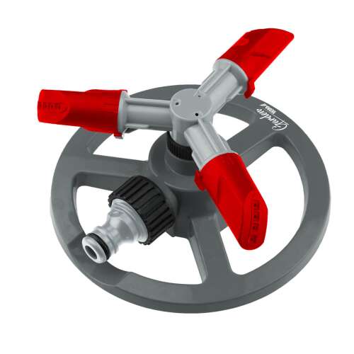 Dedra 3 karos forgó locsoló, 80N325, kert öntözése, gyep locsoló, vízsugár, állítható szög, 1/2 hüvelykes gyorscsatlakozó