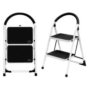 Pepita Scară pliabilă din oțel, 2 trepte, 87 cm