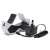 PowerA PlayStation 5 DualSense Twin Charging Station, white and black, charging two controllers, with power adapter