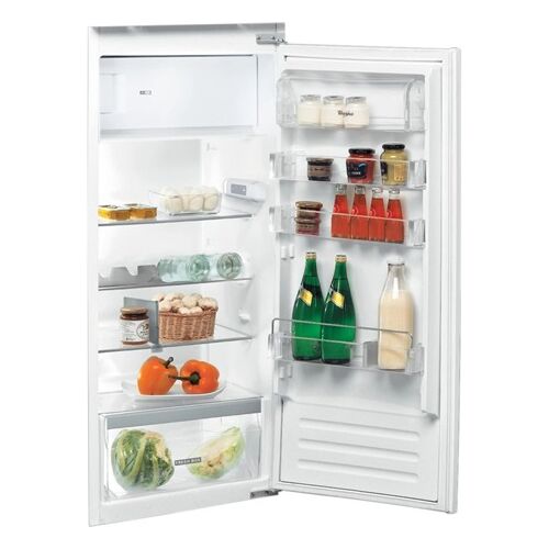 Open Whirlpool ARG 86122 built-in refrigerator interior view