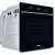 Whirlpool W7 OS4 4S2 H BL beépíthető sütő oldalnézet