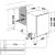 Whirlpool W8I HF58 TU dishwasher dimensions diagram