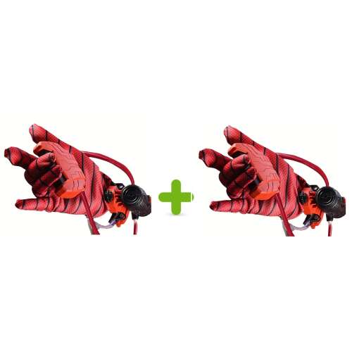 Titan, 2 db. pókember csukló vízipisztoly kesztyű