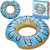 Donut Schwimmring, Schokoladen-Donut mit Streuseln, aufblasbarer Pool-Schwimmring, Bestway, blau und braun