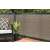 ZLT balcony privacy screen, brown, 0.9x5m, 180g/m2, installed on balcony