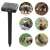 REPEST solar powered mole repellent with examples of animals it repels