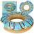 Bestway 107cm Donut Schwimmring, blau mit Schokoladenüberzug und Streuseln, aufblasbarer Pool-Schwimmring