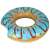 Bestway Donut Swim Tube, blue with chocolate icing and sprinkles, inflatable pool float