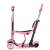 Ricokids Todi Roller in Pink, 3-in-1-Roller mit Sitz, Schiebegriff und Roller-Modus