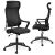 Sofotel Labi Black Office Chair: Ergonomic design, adjustable height, and breathable mesh back.