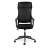 Sofotel Labi Black Office Chair: Front view of ergonomic design and breathable mesh back.