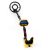 Kobra Tector CT-1028 metal detector, angled from above