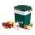 Berdsen Icemax 32 liter portable refrigerator, green, with fruits and drinks around it