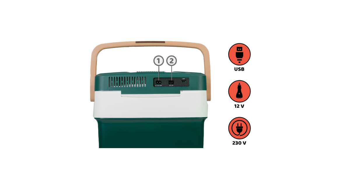 Berdsen Icemax Hűtőláda 32 literes ECO mód - Zöld 95345309
