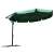 Plonos 350cm zeleni suncobran s kliznim ramenom, 8-dijelni, pogled pod kutom