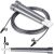 NS-955 Adjustable Grey Jump Rope for Cardio and Fitness Training