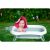 Ricokids Folding Baby Bath cu termometru încorporat #alb-albastru 102500160