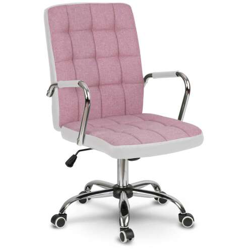 Irodai szék , mesh , rózsaszín és fehér Benton Sofotel