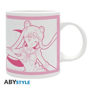 SAILOR MOON Bögre 320ml, Sailor Moon & Luna dizájn, ABYstyle - Nonbrand Bögre