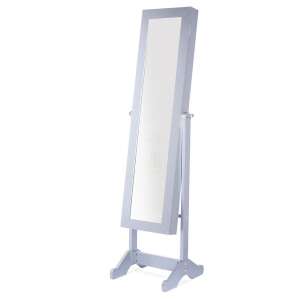 Timeless Tools Jewelry Armoire with Mirror, White - Mirror