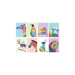 Pigna Animal Rainbow A/4 Kockás Füzet