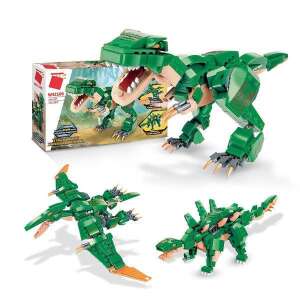 QMAN 3 v 1 Zelený Dinosaurus Lego-kompatibilná stavebnica, 287 dielikov - QMAN