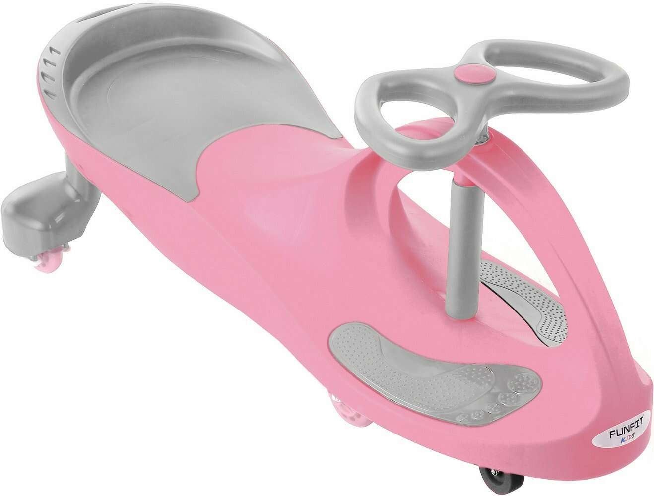 E-shop Funfit Kids Gravity Ride Bobo auto so svietiacimi kolesami - ružová