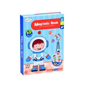 Mágneses fiú baba öltöztetős puzzle kirakó - készség fejlesztő játék 35824363 