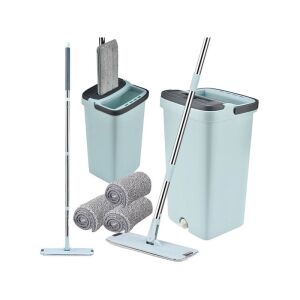 Mikroszálas Padlótörlő Készlet - Két Rekeszes Vödörrel