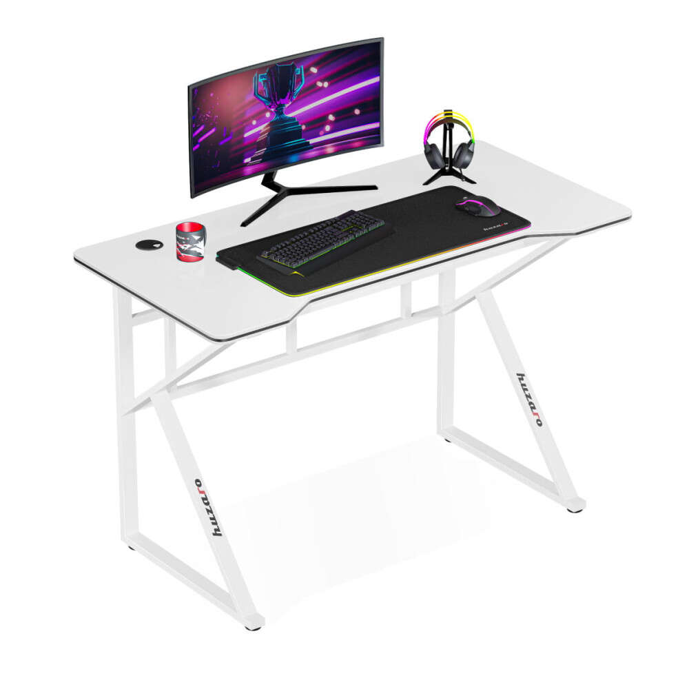 Huzaro gamer asztal íróasztal 1.6 fehér